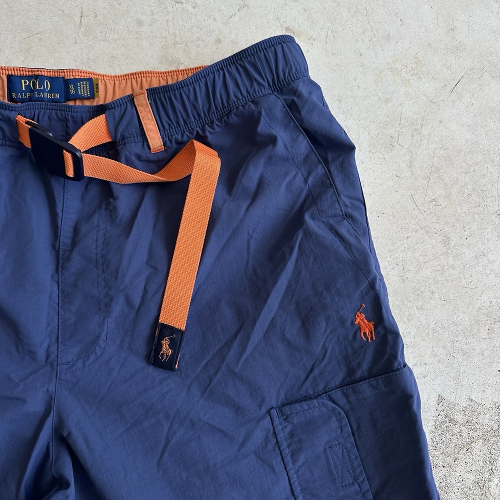 Polo Ralph Lauren Performance Cargo Trousers Men XL Convertible Shorts Hiking - Picture 4 of 6